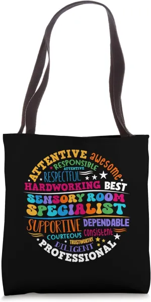 Groovy Sensory Room Specialist Appreciation Tote Bag