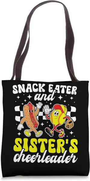 Groovy Softball Brother Softball Player's Brother Tote Bag