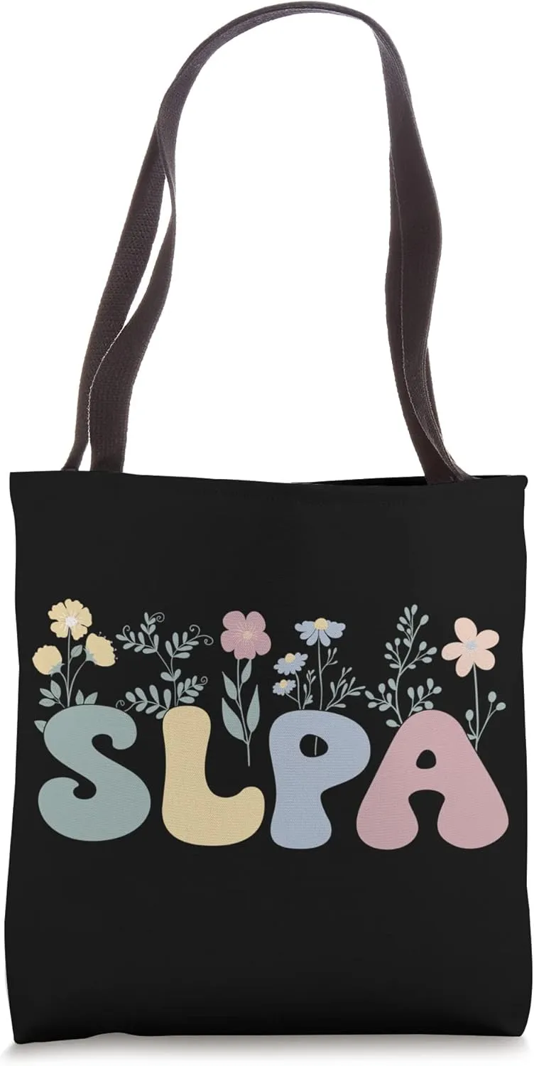 Groovy Speech-Language Pathology Assistant Tote Bag