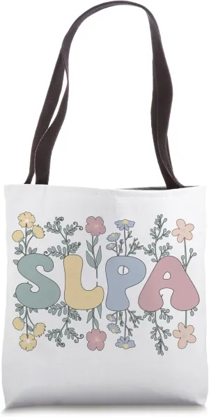 Groovy Speech-Language Pathology Assistant Tote Bag