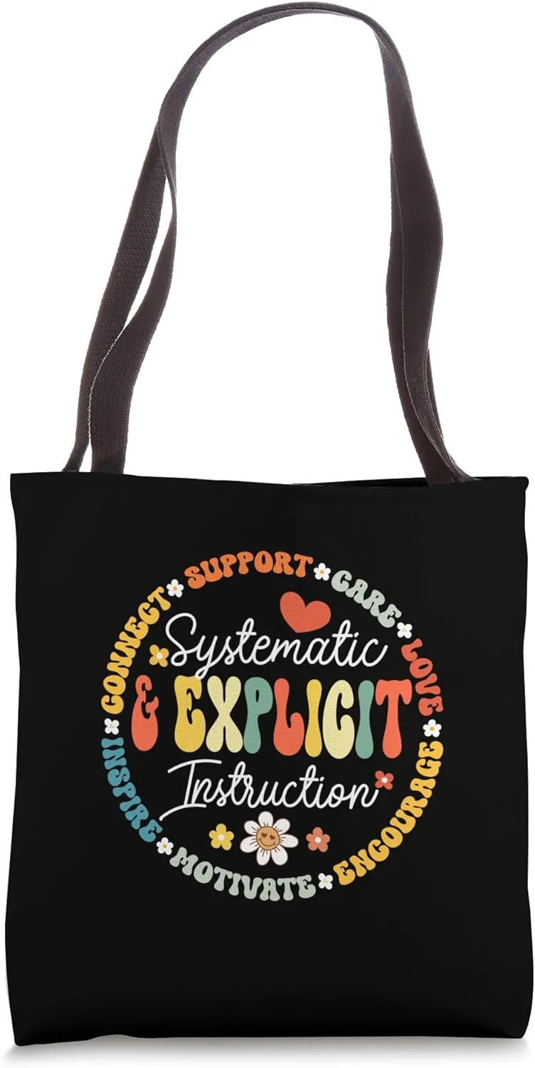 Groovy Systematic and Explicit Instruction Tote Bag