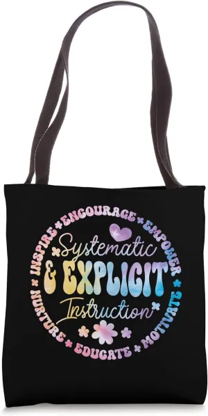 Groovy Systematic and Explicit Instruction Tote Bag