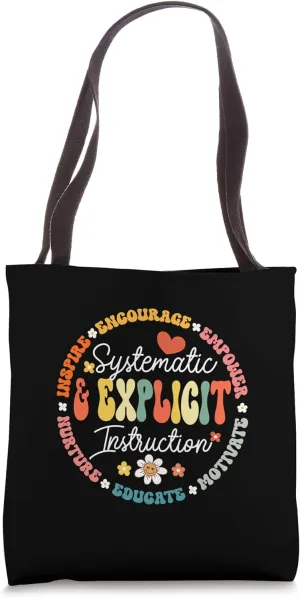 Groovy Systematic and Explicit Instruction Tote Bag