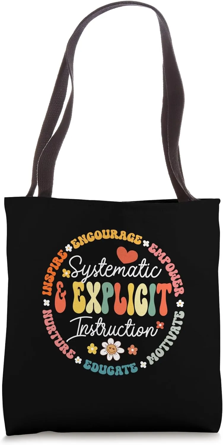 Groovy Systematic and Explicit Instruction Tote Bag