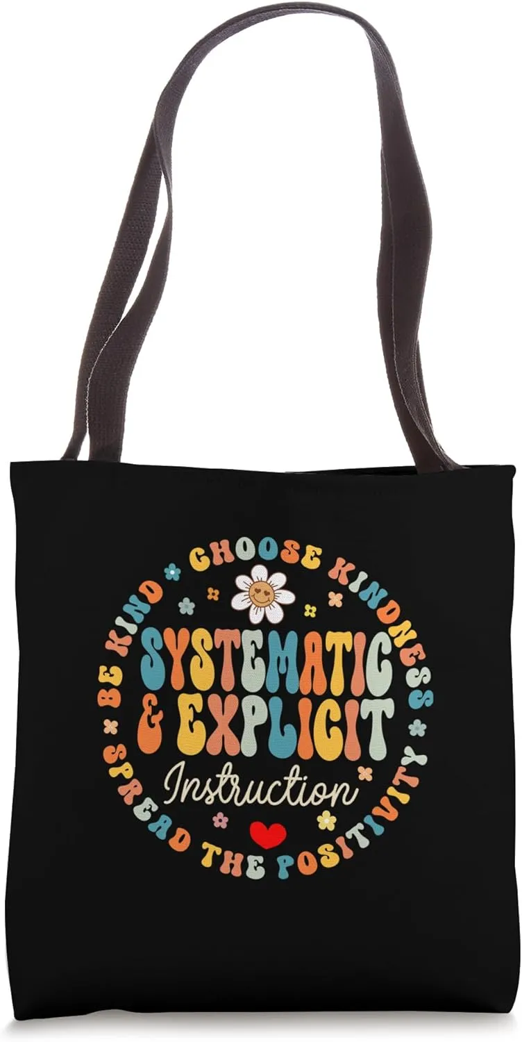 Groovy Systematic and Explicit Instruction Tote Bag