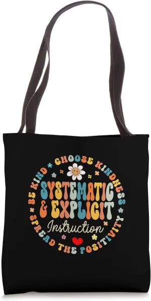 Groovy Systematic and Explicit Instruction Tote Bag