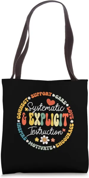 Groovy Systematic and Explicit Instruction Tote Bag