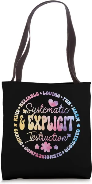 Groovy Systematic and Explicit Instruction Tote Bag