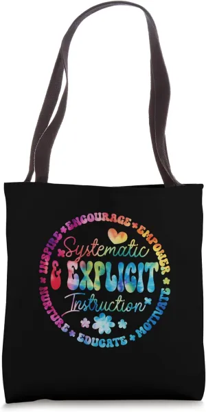 Groovy Systematic and Explicit Instruction Tote Bag