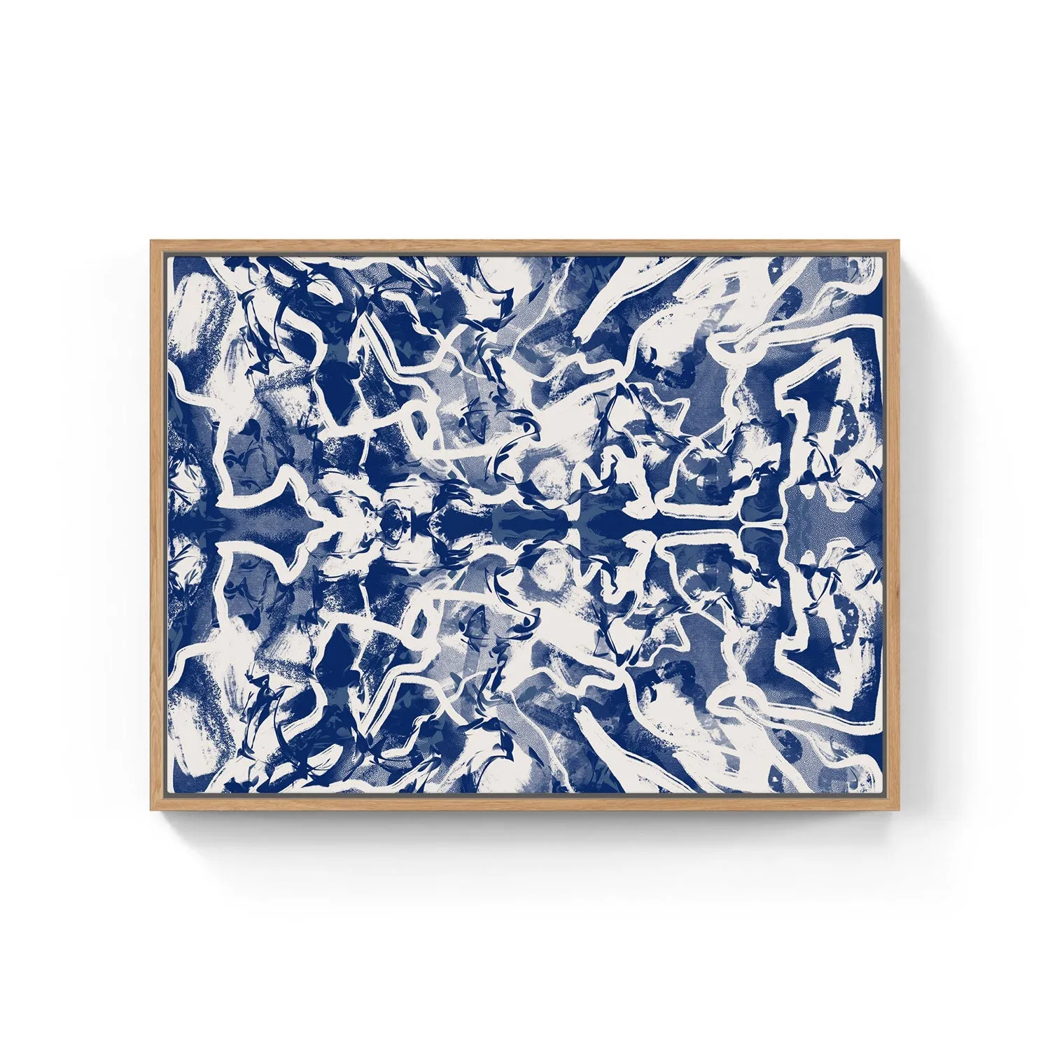 Groovy Ultramarine Abstract Abstract Painting