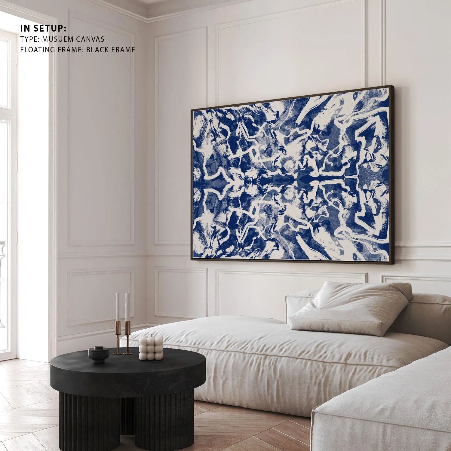 Groovy Ultramarine Abstract Abstract Painting