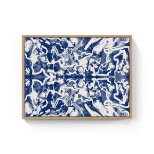 Groovy Ultramarine Abstract Abstract Painting
