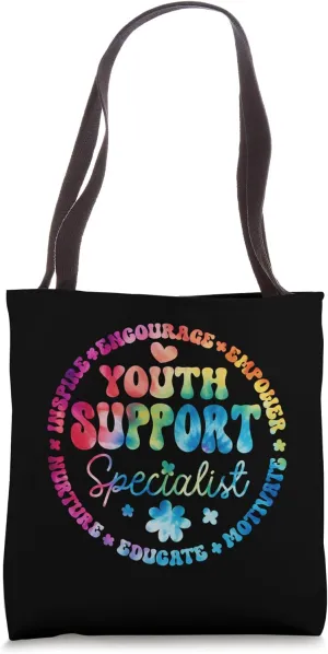 Groovy Worker Youth Support Specialist Counselor Tote Bag