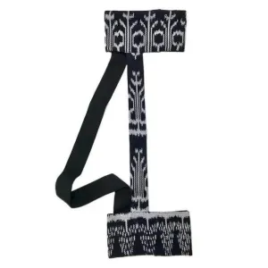 Groovy Yoga Mat Sling with Black and White Patterned Accessories