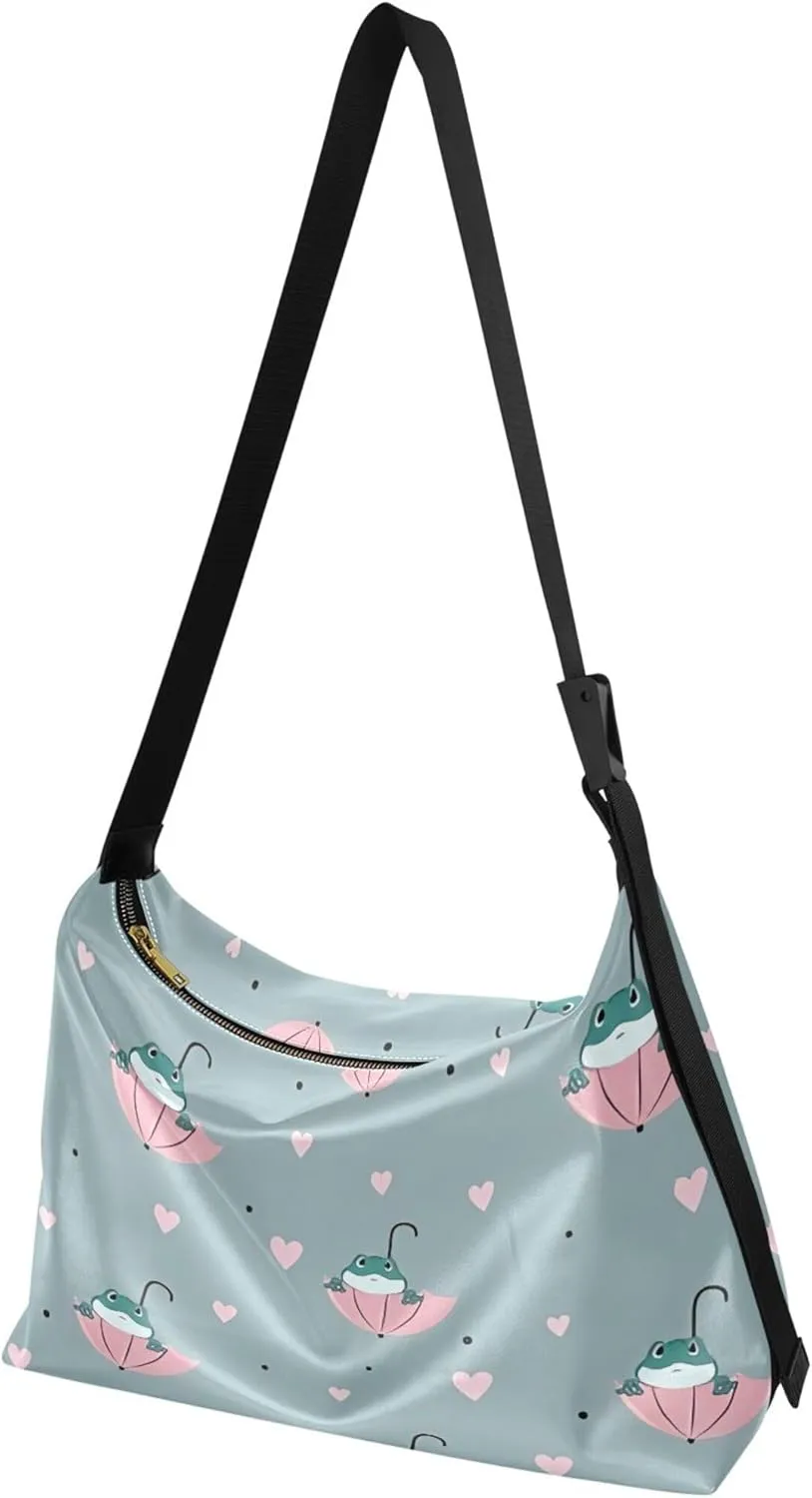 Grunge Dinosaur Dark Colorful PU Leather Women Bag Hobo Large Purse Crossbody Animal Print Women Handbags Purse