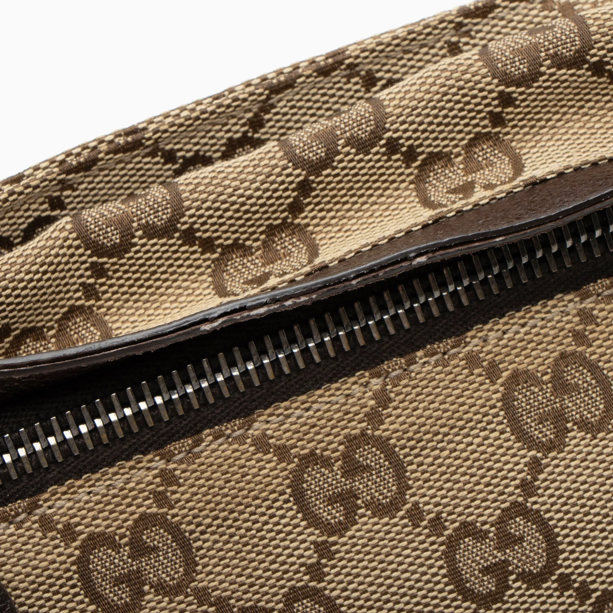 Gucci GG Canvas Double Pocket Belt Bag (SHF-AmXbhv)
