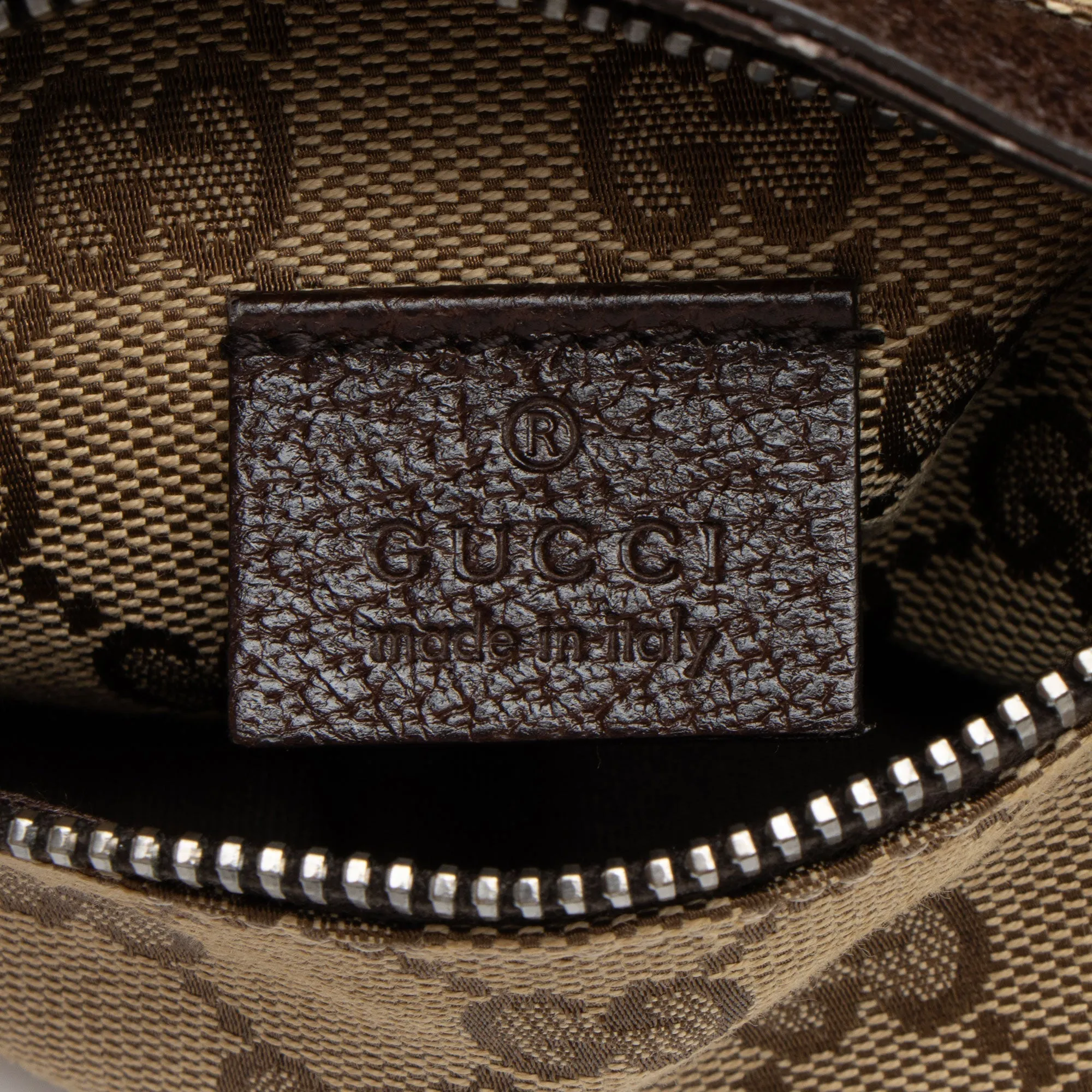 Gucci GG Canvas Double Pocket Belt Bag (SHF-AmXbhv)