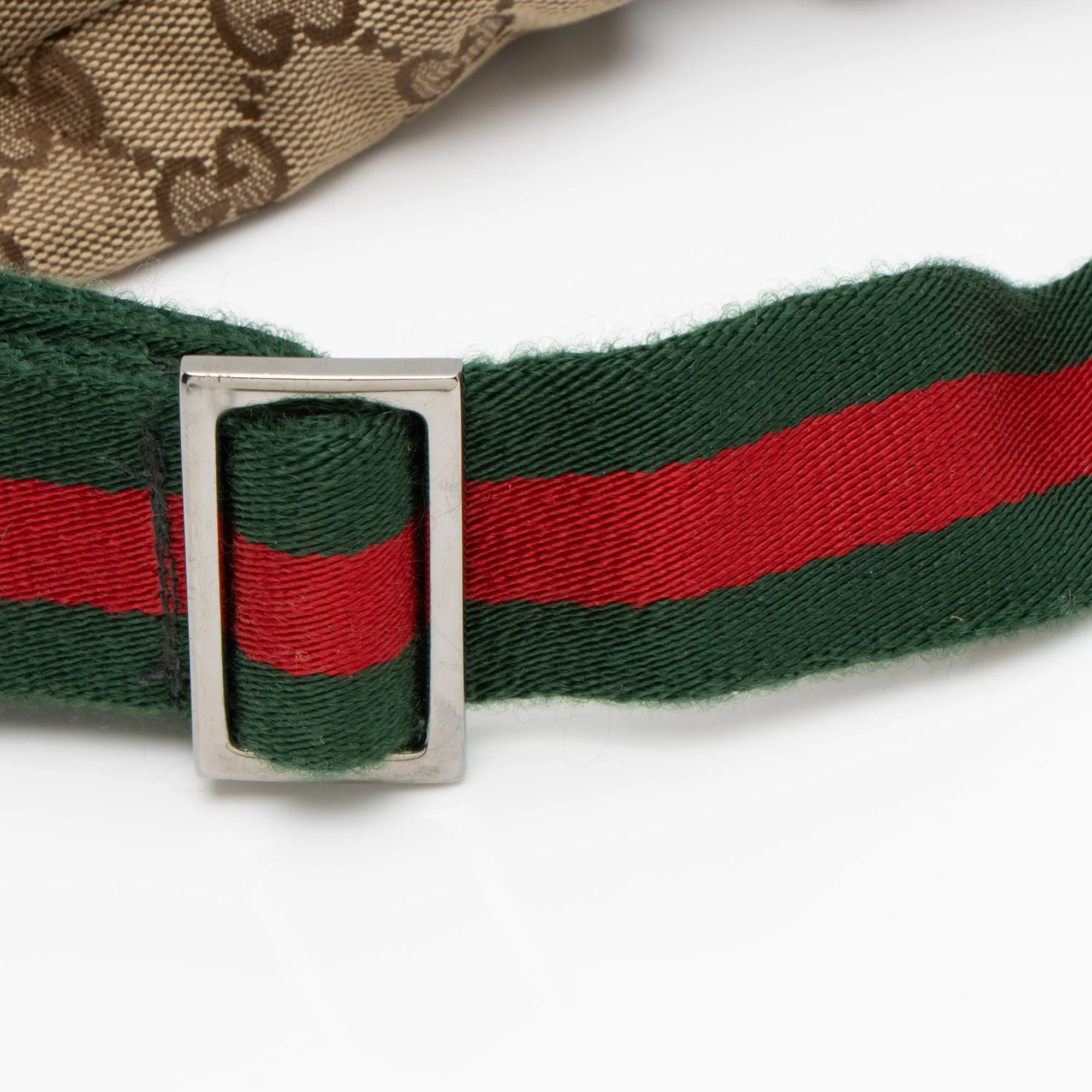 Gucci GG Canvas Double Pocket Belt Bag (SHF-AmXbhv)