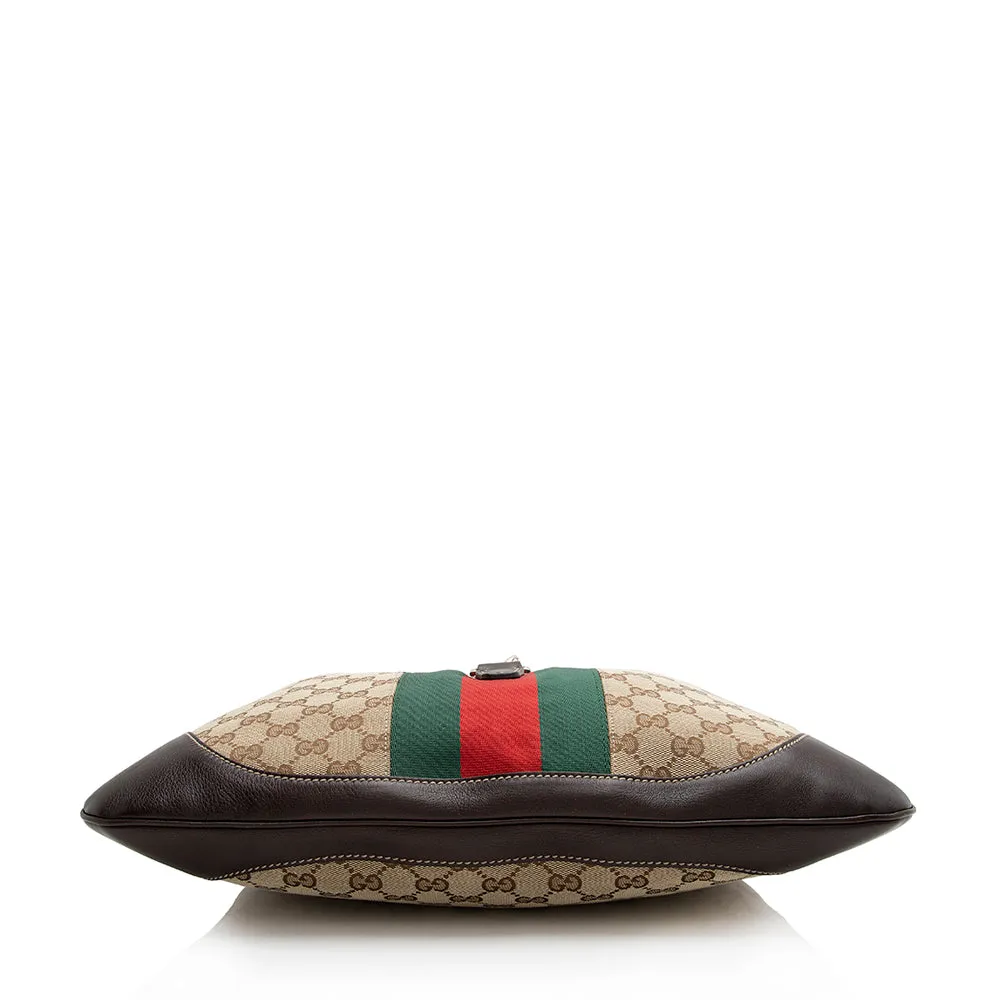 Gucci GG Canvas Jackie Medium Hobo (SHF-22079)