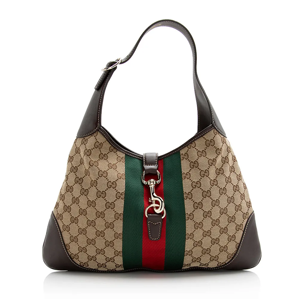 Gucci GG Canvas Jackie Medium Hobo (SHF-22079)