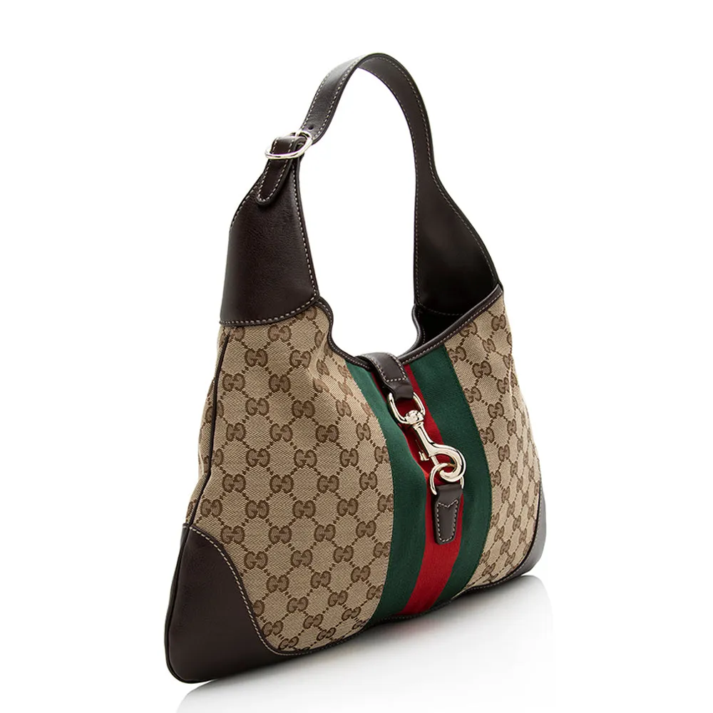 Gucci GG Canvas Jackie Medium Hobo (SHF-22079)