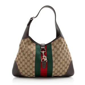 Gucci GG Canvas Jackie Medium Hobo (SHF-22079)
