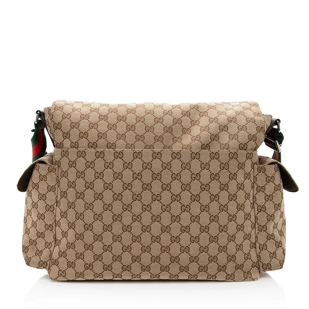 Gucci GG Canvas Large Messenger Bag (SHF-19176)
