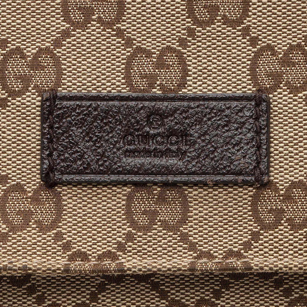 Gucci GG Canvas Large Messenger Bag (SHF-19176)