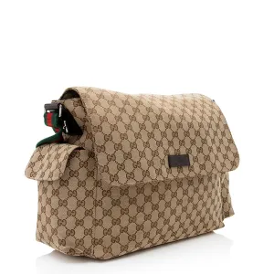 Gucci GG Canvas Large Messenger Bag (SHF-19176)