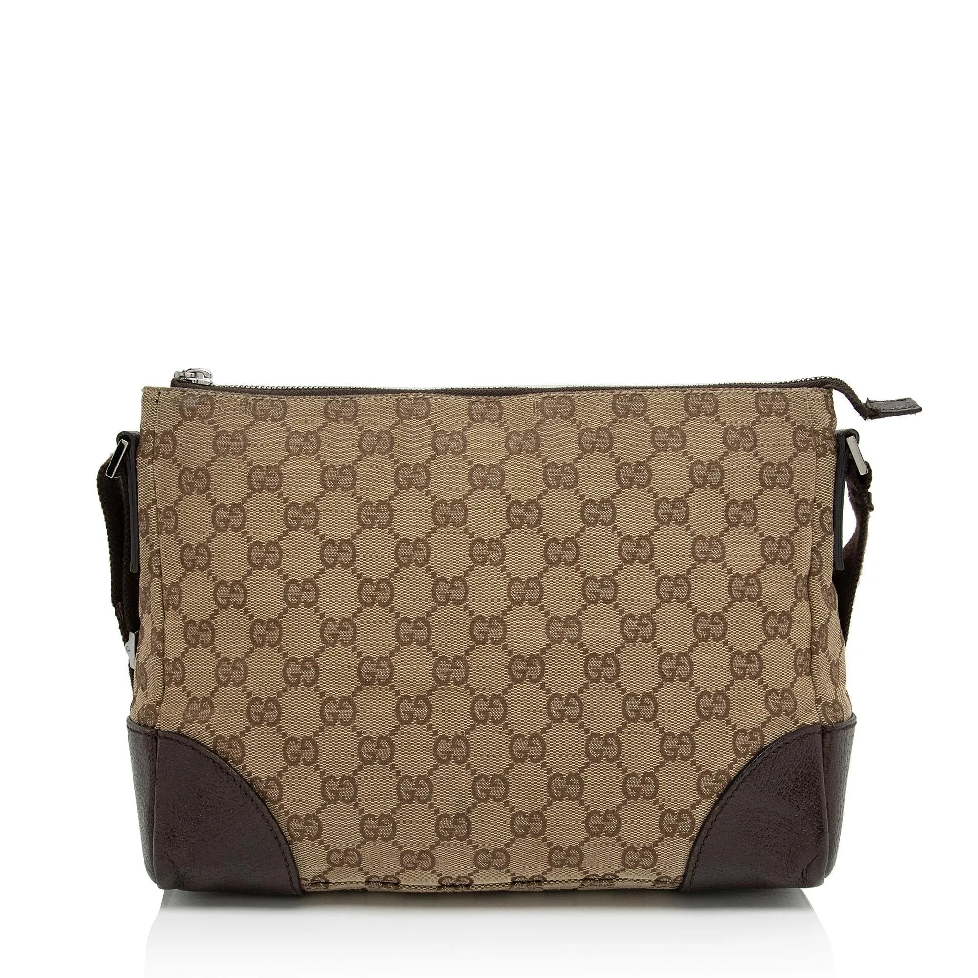 Gucci GG Canvas Medium Messenger Bag (SHF-xVfo2X)