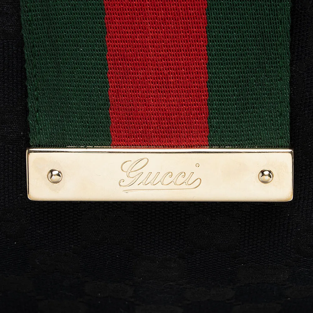 Gucci GG Canvas New Ladies Web Large Hobo (SHF-21483)
