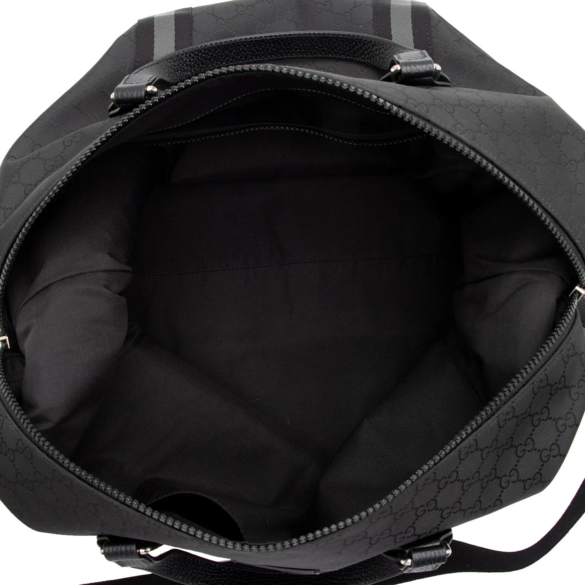 Gucci GG Nylon Travel Duffle Bag (SHF-QIDbW5)
