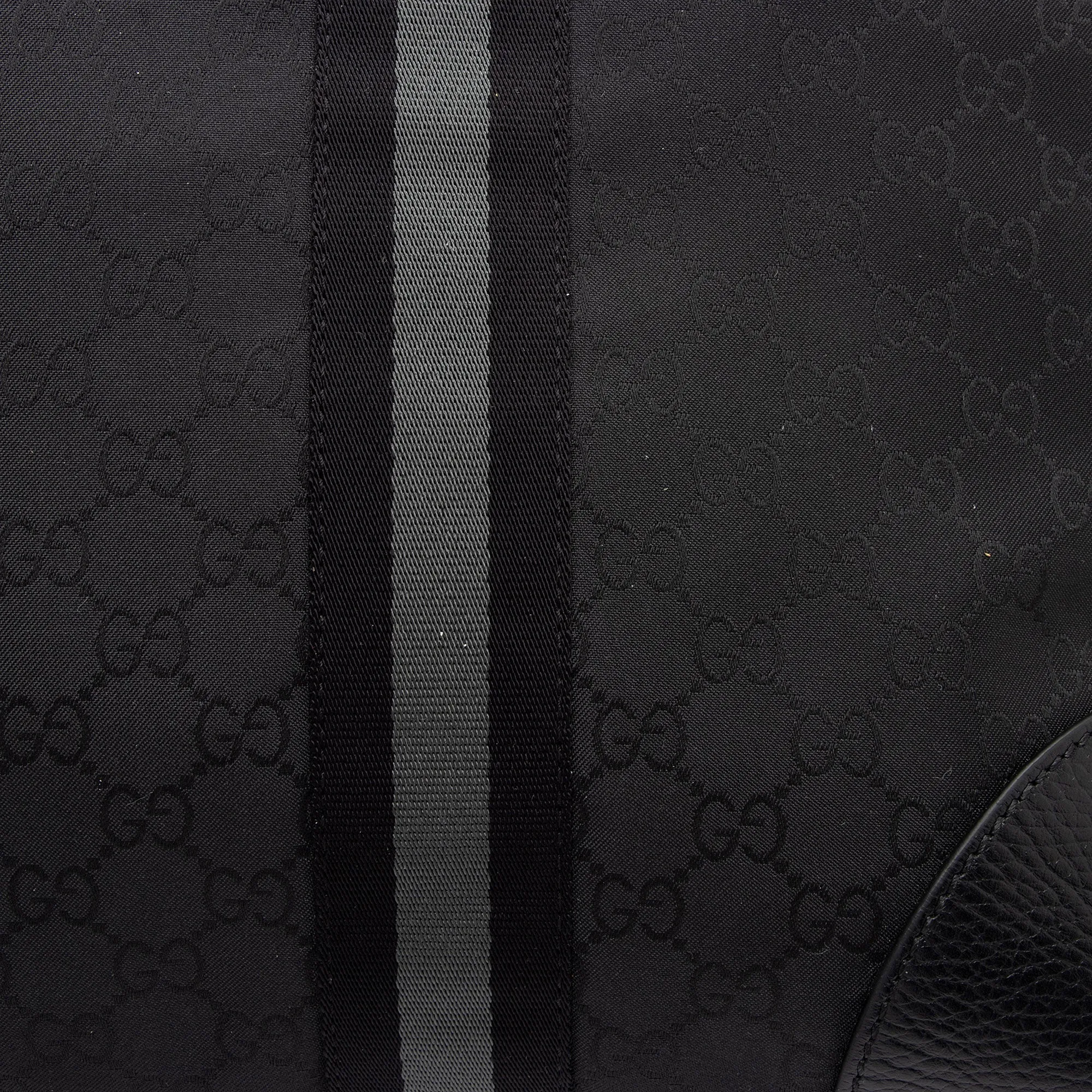 Gucci GG Nylon Travel Duffle Bag (SHF-QIDbW5)