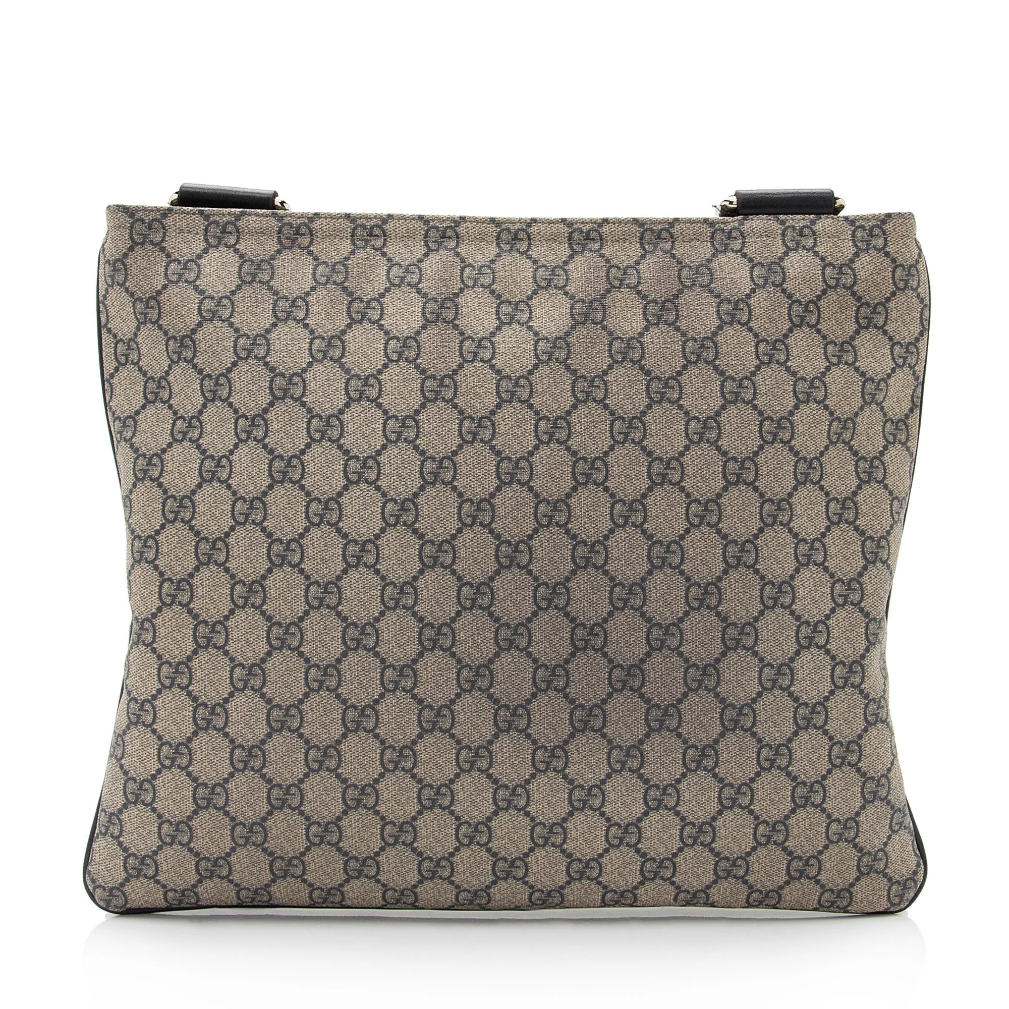 Gucci GG Supreme Classic Flat Medium Messenger Bag (SHF-rHNsr9)