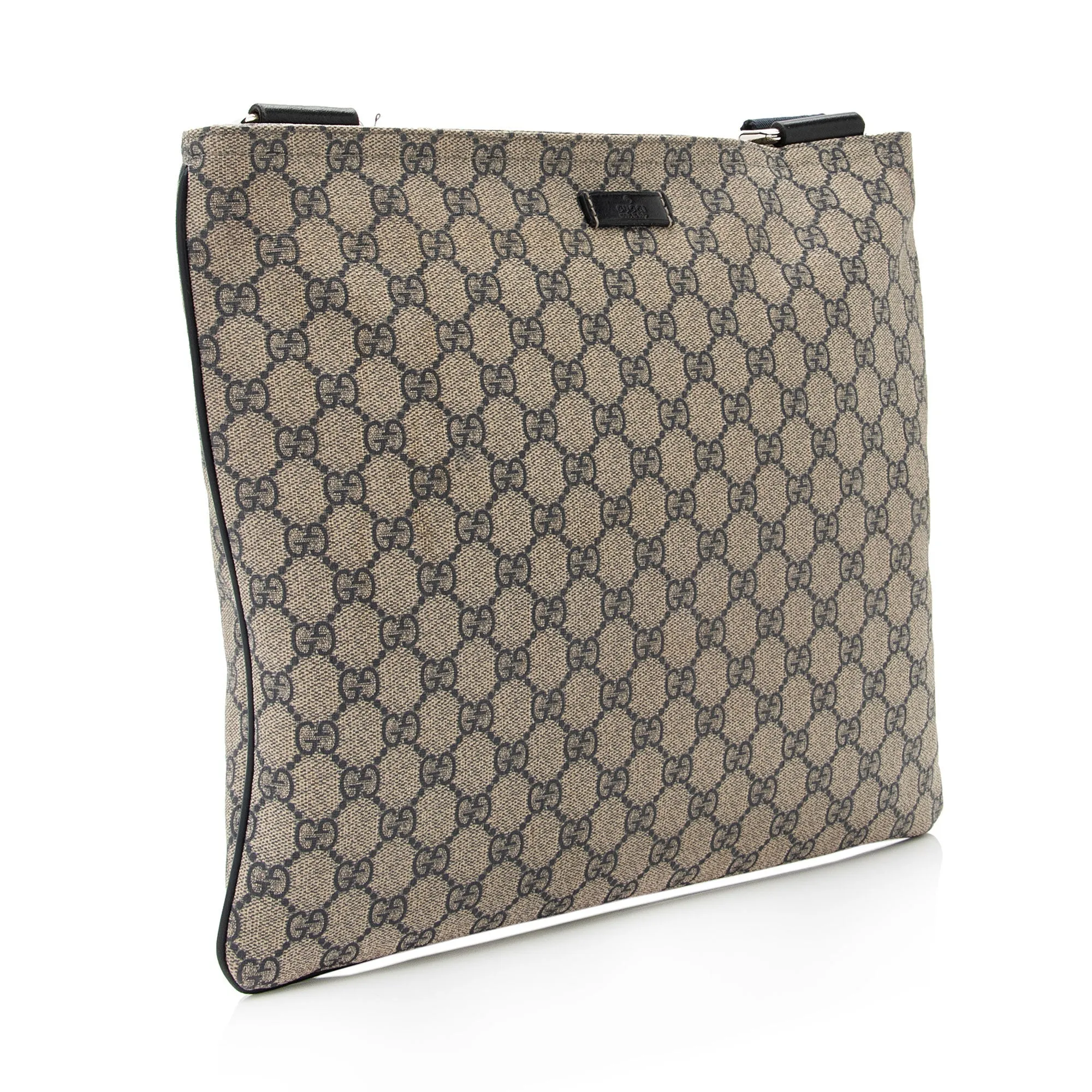 Gucci GG Supreme Classic Flat Medium Messenger Bag (SHF-rHNsr9)
