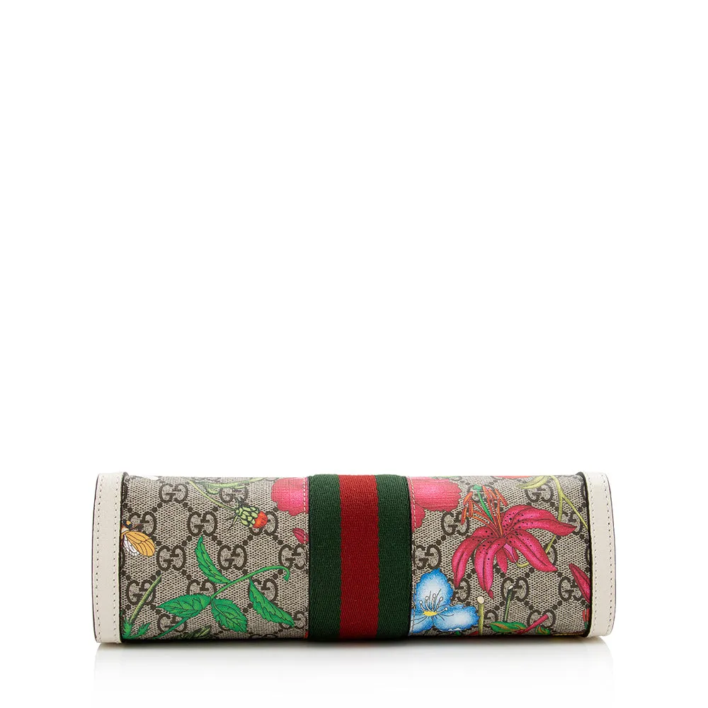 Gucci GG Supreme Flora Ophidia Web Shoulder Bag (SHF-21613)