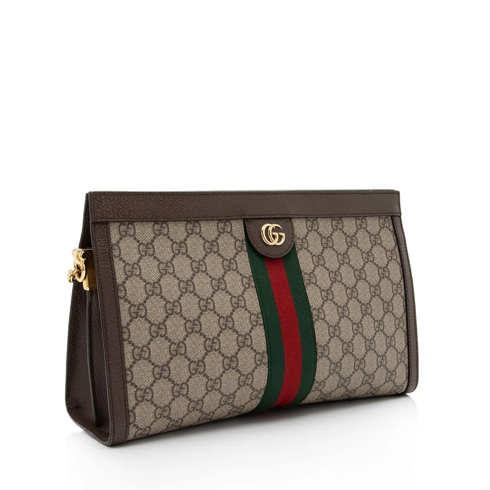 Gucci GG Supreme Ophidia Medium Chain Shoulder Bag (SHF-ZaaSNP)