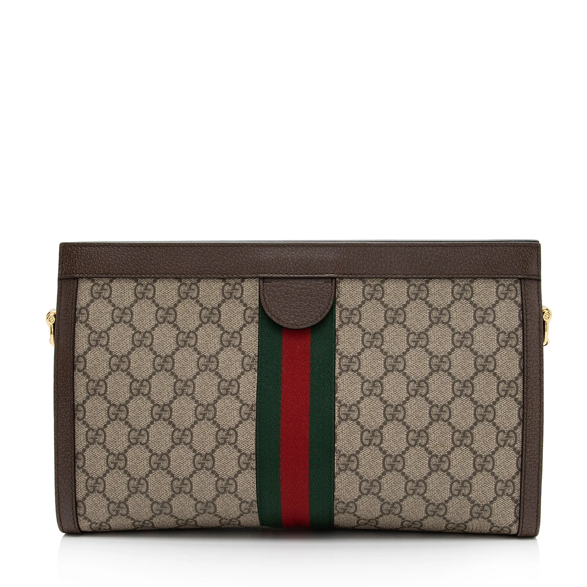 Gucci GG Supreme Ophidia Medium Chain Shoulder Bag (SHF-ZaaSNP)