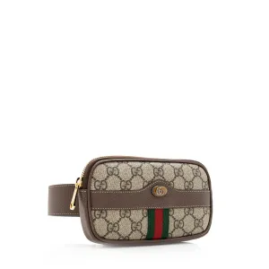 Gucci GG Supreme Ophidia Phone Case Belt Bag - Size 34 / 85 (SHF-19941)
