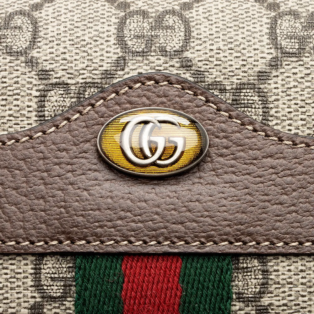 Gucci GG Supreme Ophidia Phone Case Belt Bag - Size 34 / 85 (SHF-19941)