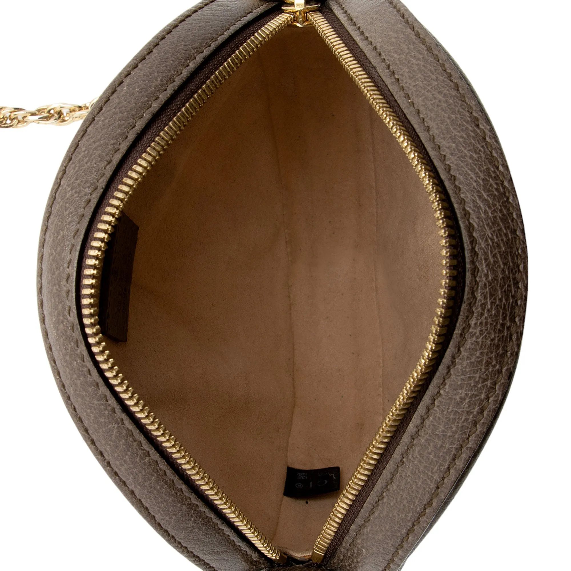 Gucci GG Supreme Ophidia Round Mini Shoulder Bag (SHF-8LEeSa)