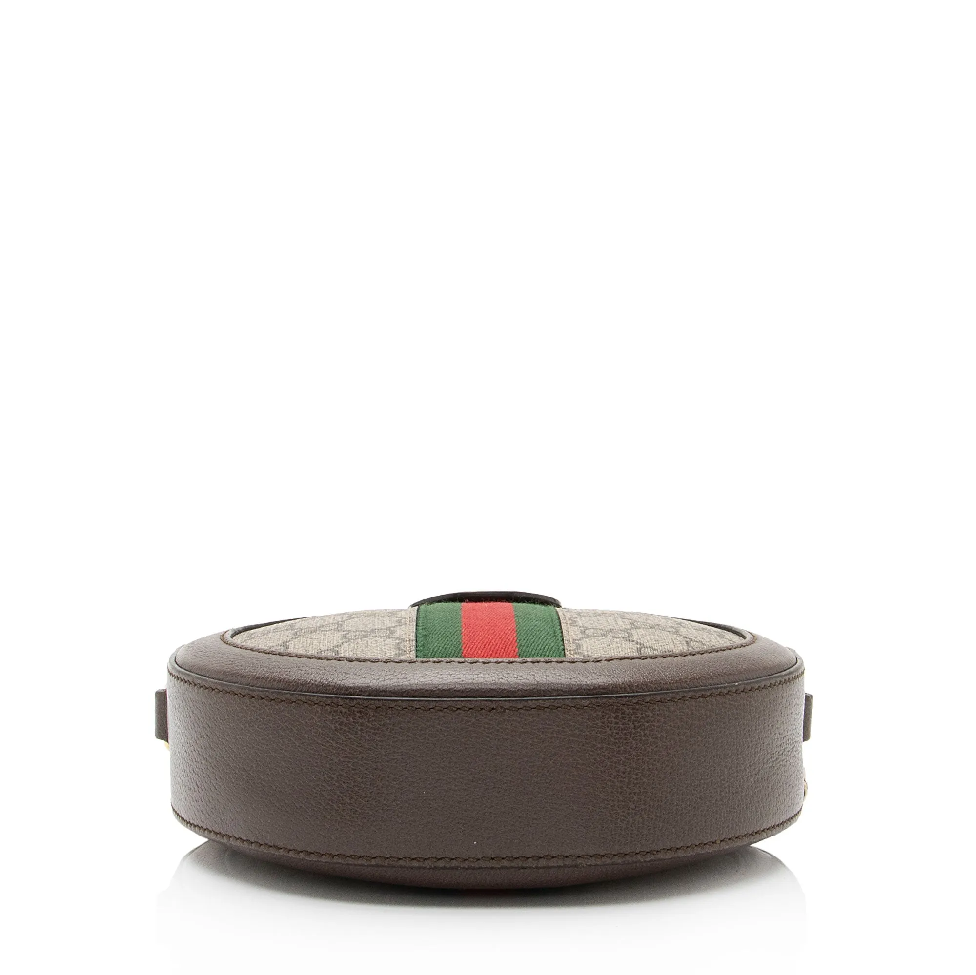 Gucci GG Supreme Ophidia Round Mini Shoulder Bag (SHF-qGCul6)