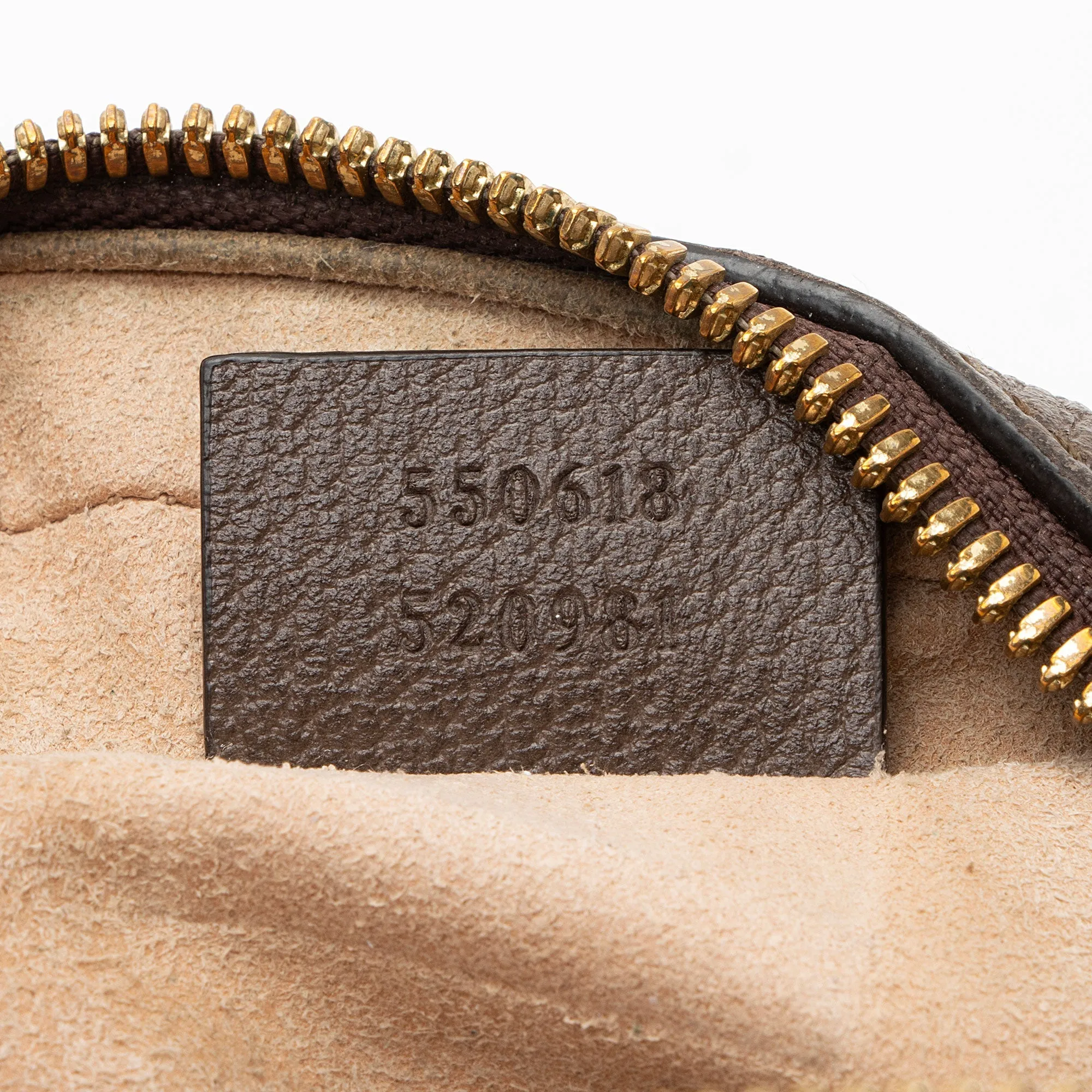 Gucci GG Supreme Ophidia Round Mini Shoulder Bag (SHF-qGCul6)
