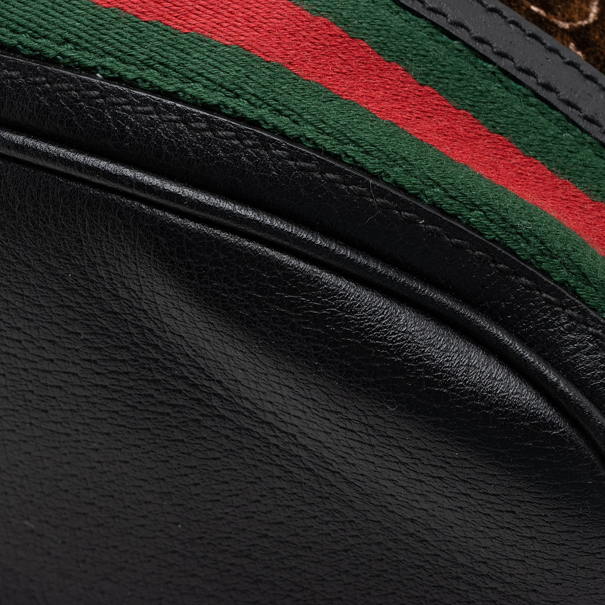 Gucci GG Velvet Web Bucket Bag (SHF-22988)