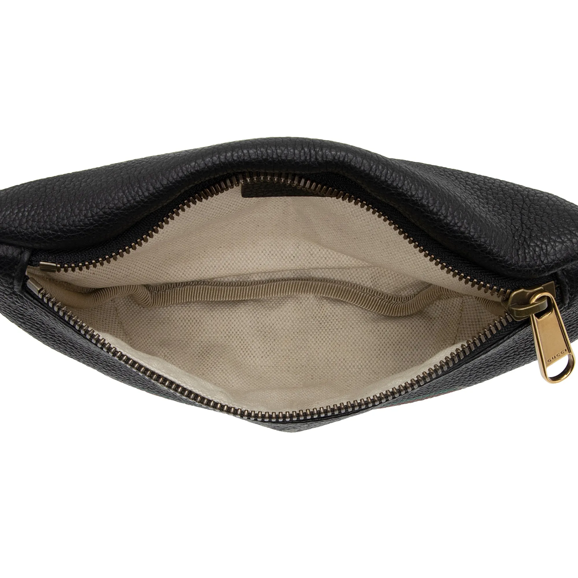 Gucci Leather Logo Belt Bag (SHF-9zS2VO)