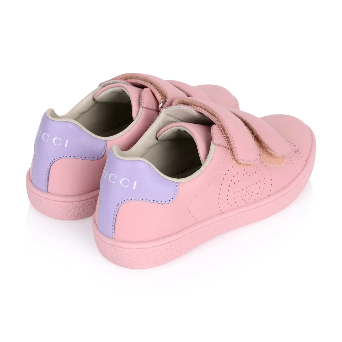 Gucci Leather New Ace Velcro Trainers