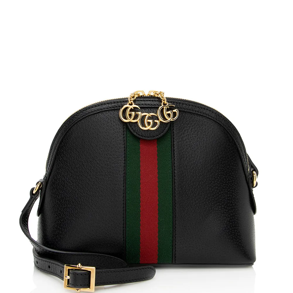 Gucci Leather Ophidia Dome Small Shoulder Bag (SHF-21534)