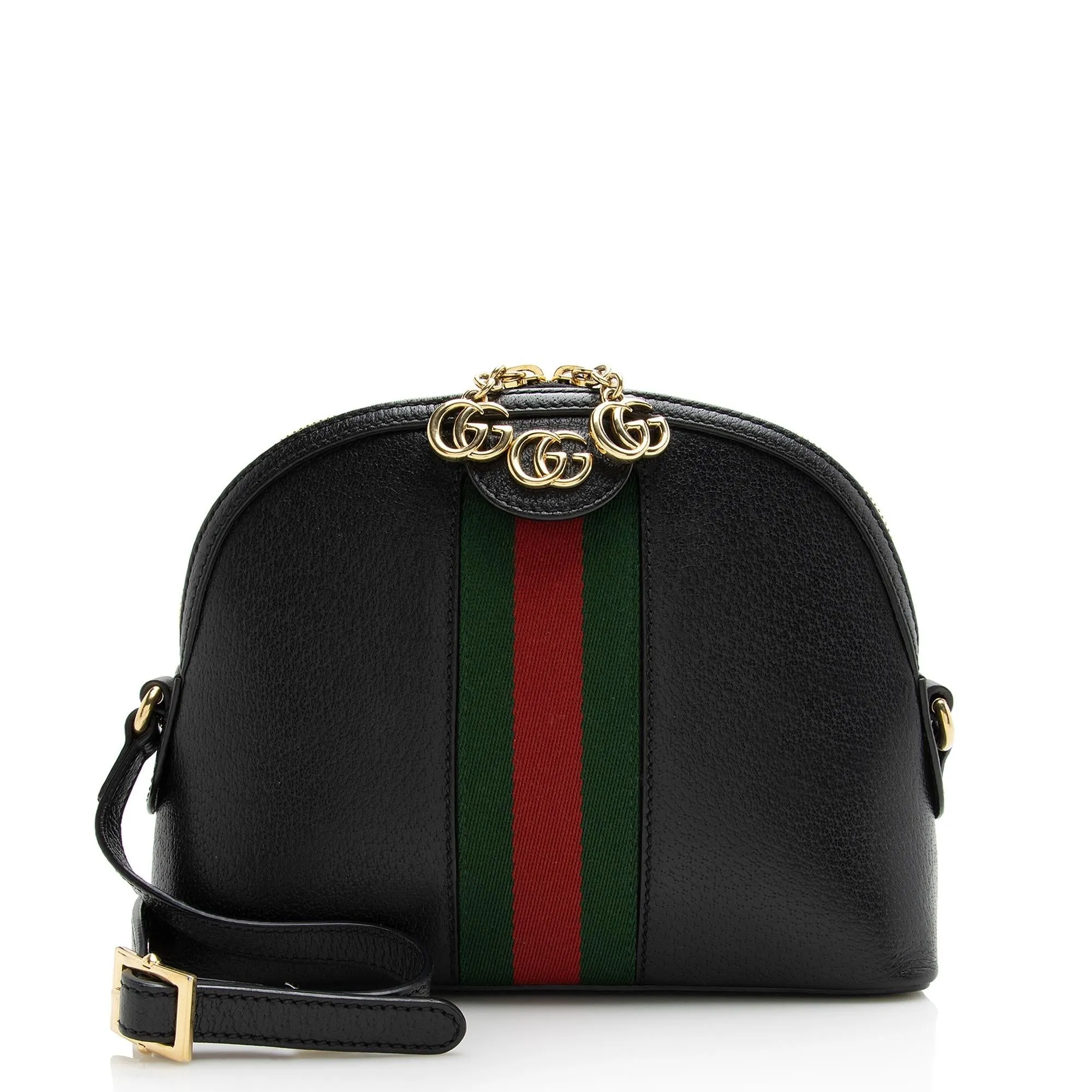 Gucci Leather Ophidia Dome Small Shoulder Bag (SHF-22613)