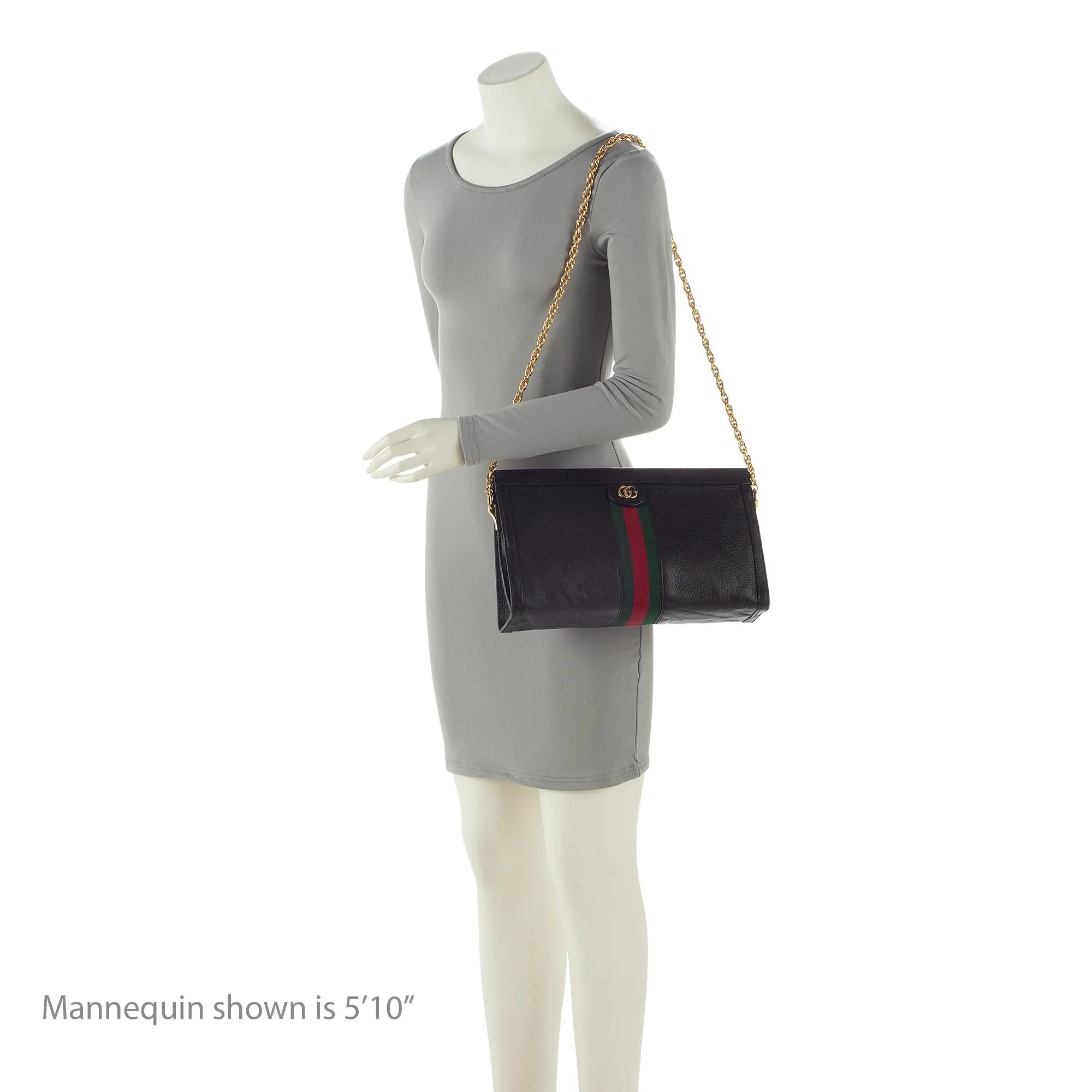 Gucci Leather Ophidia Medium Shoulder Bag (SHF-o8t9MR)