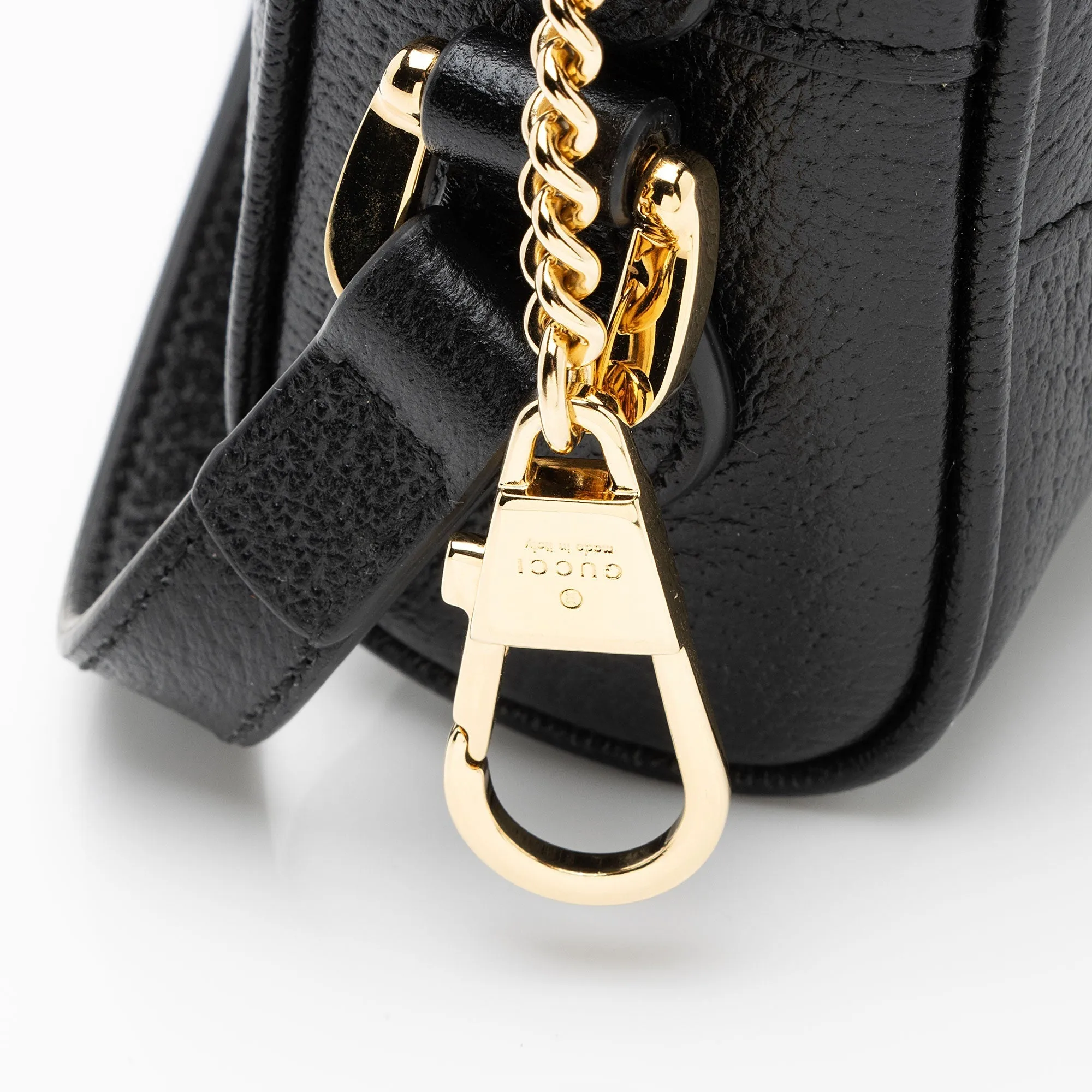Gucci Leather Ophidia Mini Shoulder Bag (SHF-PYJLIE)